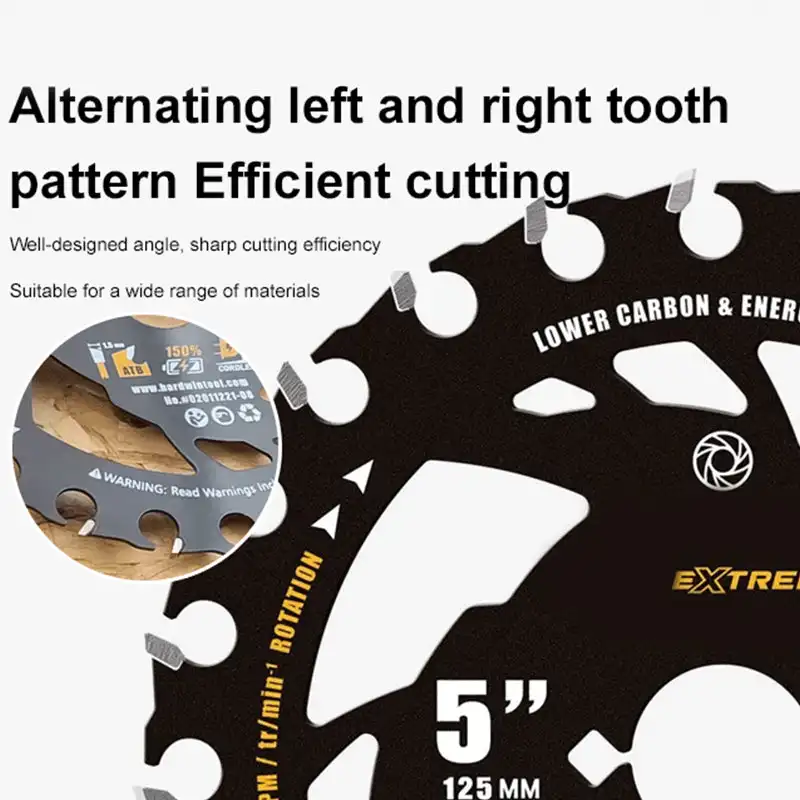 1pcs Energy Saving Lithium Saw Blades Energy Efficient Lithium Wood Cutting Saw Blades Woodworking Carpentry Specific Alloy