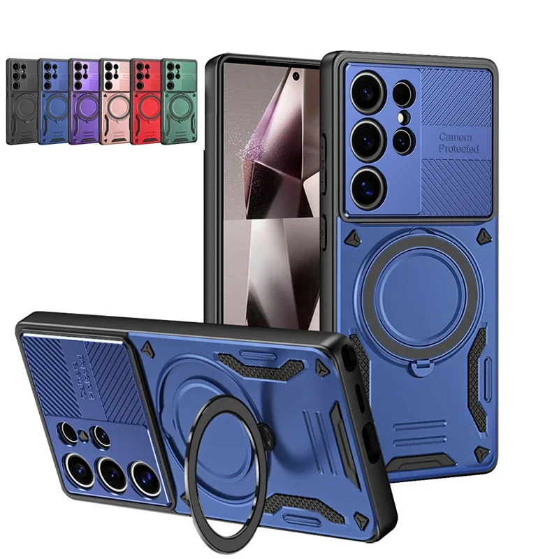 

Back 360 ° Rotating Stand Phone Case for Motorola Moto G84 G54 G24 G04 G34 with Magnetic Charging