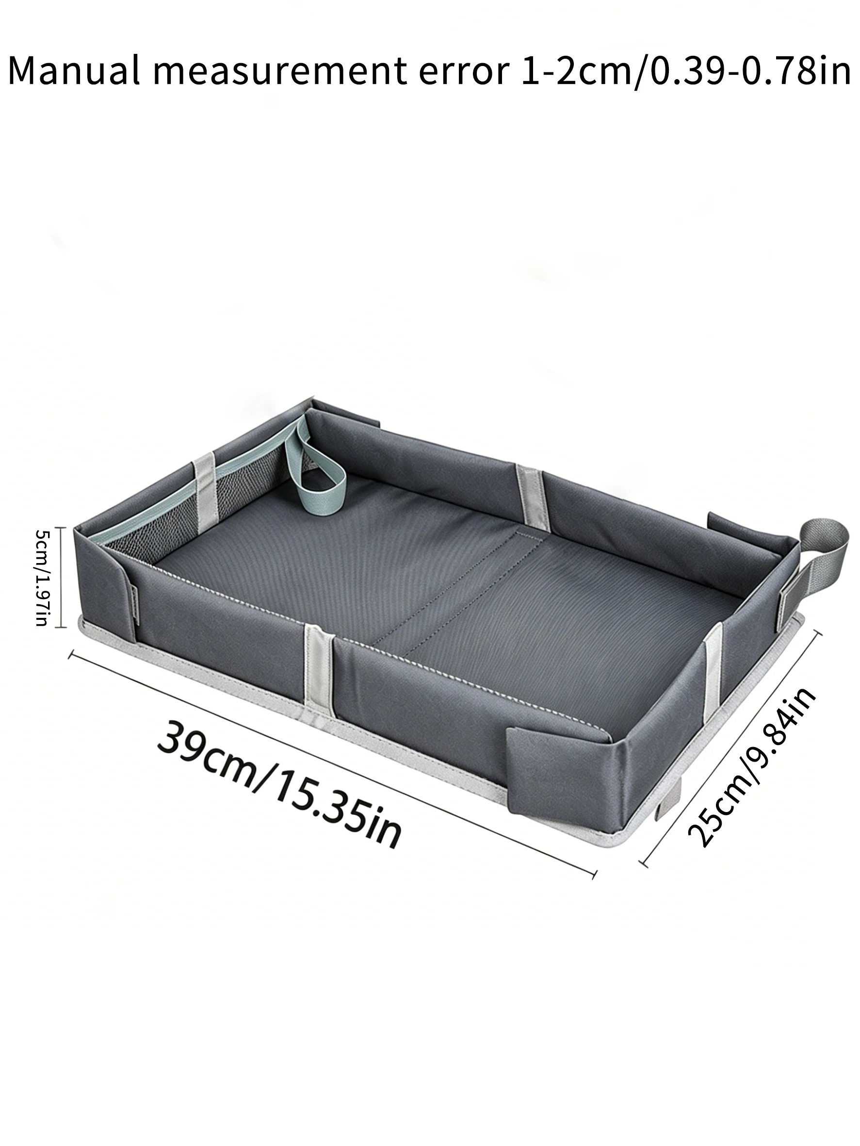 1Pc Baby Travel Plain Drawing Board Foldable Children's Travel Tray Table Multifunctional Portable Writing and Drawing Board - Car Storage Small Table Board