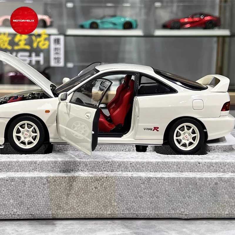 Nuovo In Magazzino Mh 1:18 Honda Integra Tipo R Dc2 Early Edition Simulazione In Lega Miniatura Modellatura Modelli Giocattoli Da Collezione Regalo
