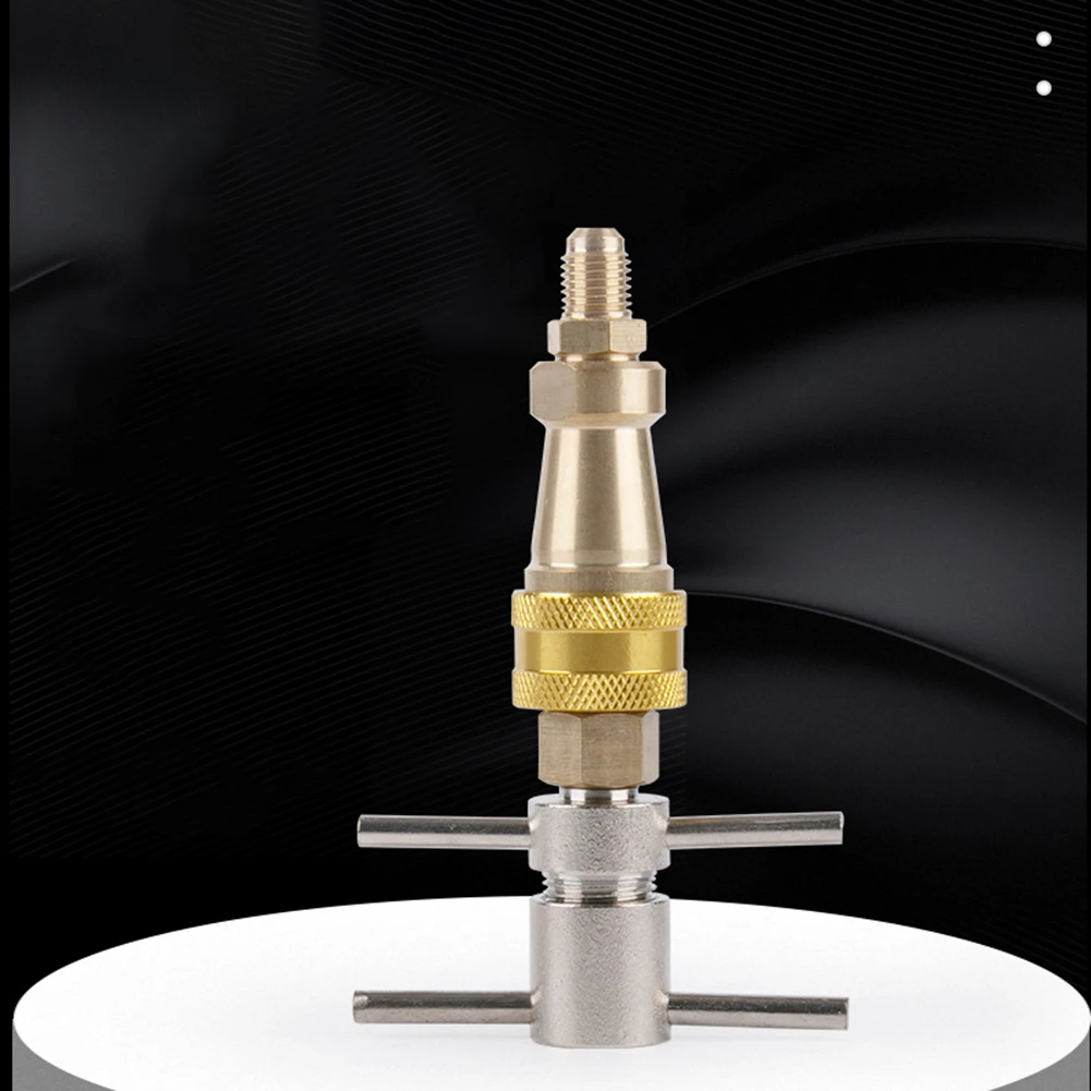1 4 Inch Coupling Brass Washer Quick Connection Tool For Pipeline Electroplated Iron Body Pipeline Quick Connection
