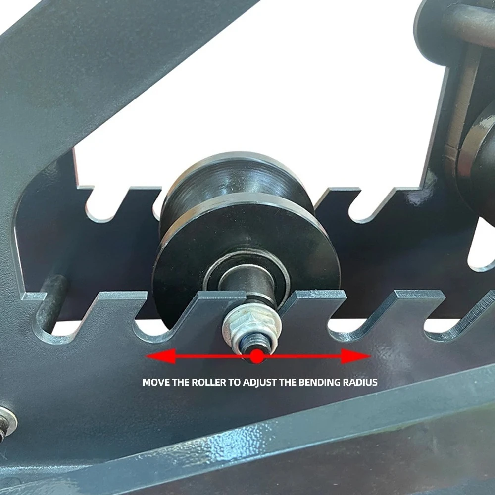 Manual Pipe and Tube Bending Machine Multiple Steel Pipe Bender Flat Steel Radius Bending Machine Press Brake TR-60