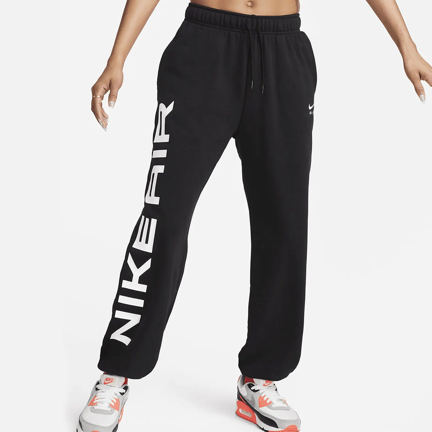 Nike Authentic New Women's Fashion Sports Breathable Casual Tapered Print Trousers FB8052-010