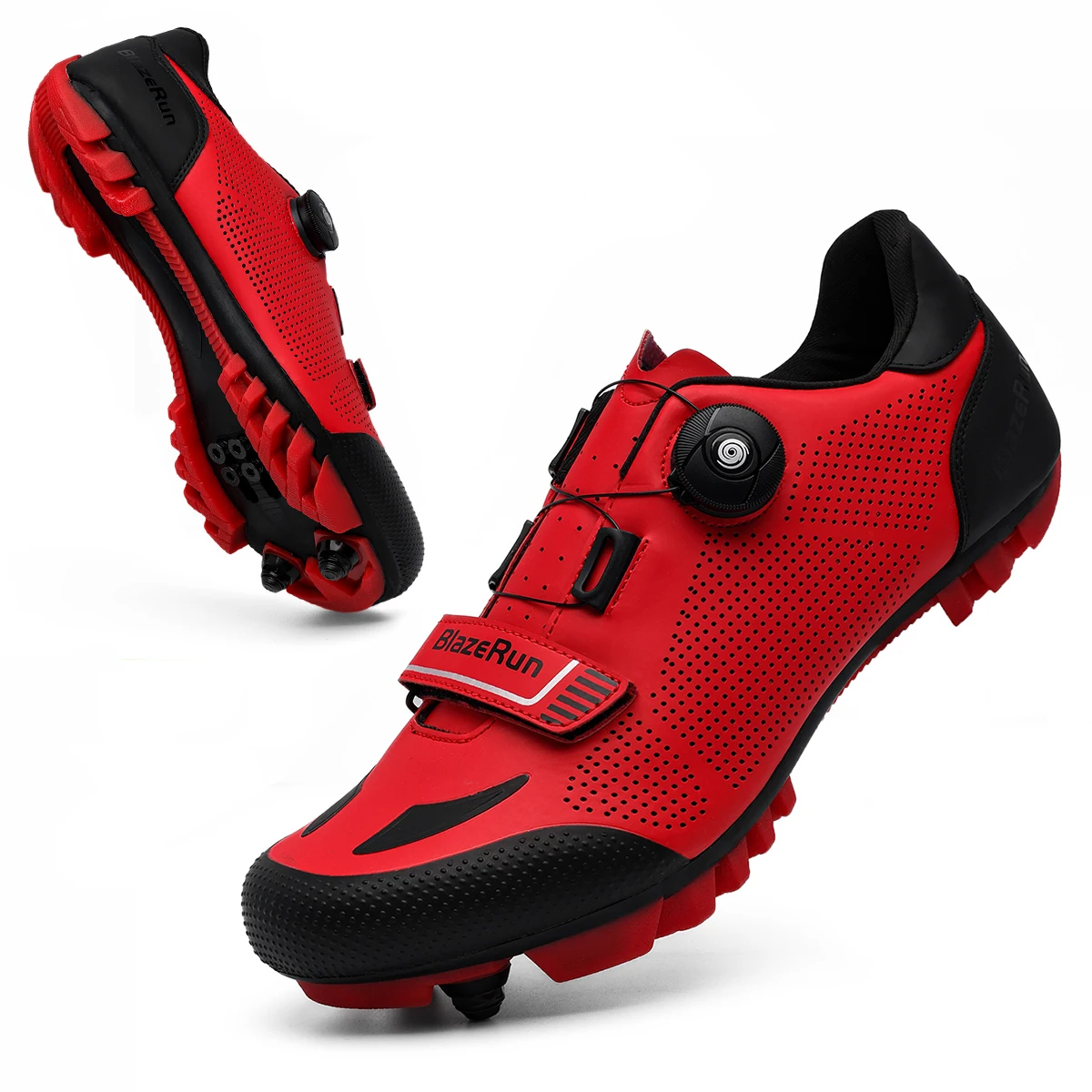 NONE Fahrradschuhe Fahrrad Sneakers Cleat Rutschfeste Herren Mountainbike Schuhe Fahrradschuhe Straßenschuhe Geschwindigkeitsschuhe 6