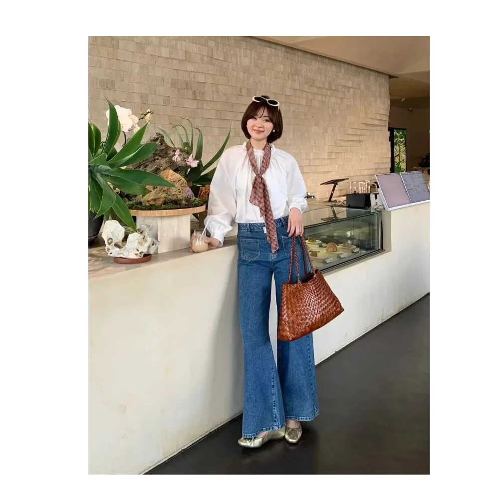 

Light Luxury High-end Sense First-layer Cowhide Vegetable Basket Handmade Bag Retro Niche Large Capacity Portable Underarm Bag
