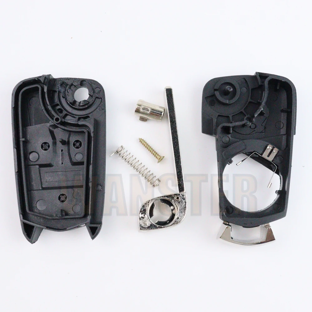 Car Key Fob Case Shell Housing for Opel Vauxhall Astra H Corsa D Vectra C Zafira Astra Vectra Signum Car Folding Key