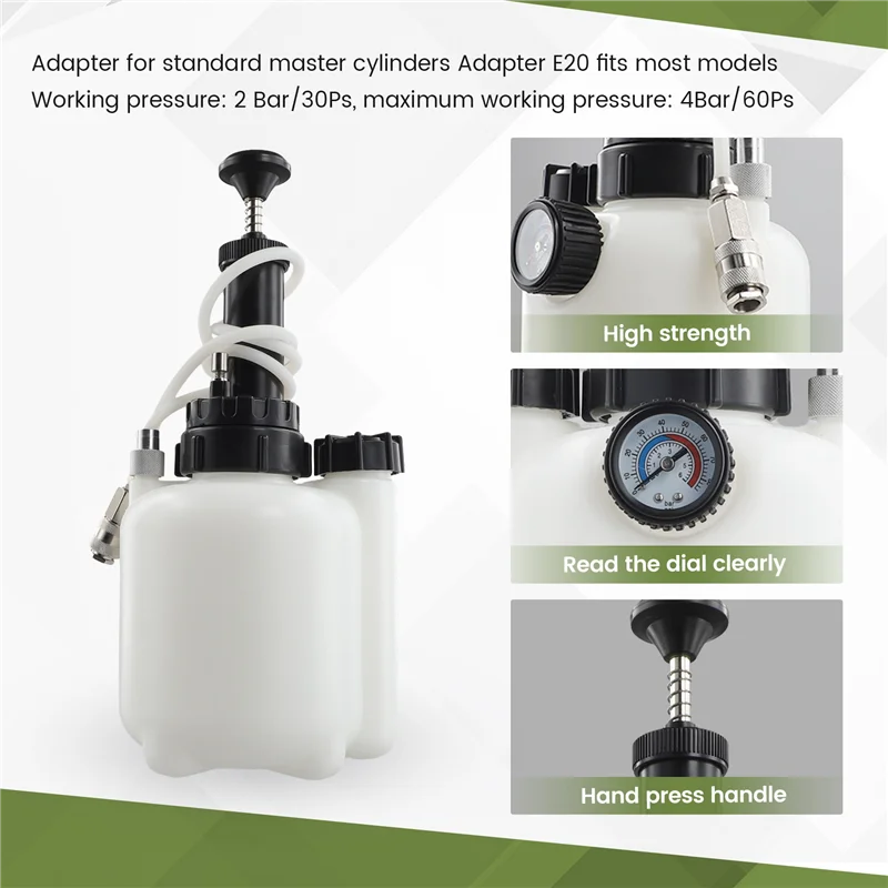 

B07A-Инструмент для насоса жидкости системы наполнения масла с ручной трансмиссией 3 л с адаптером Бутылка тормозного масла (B)