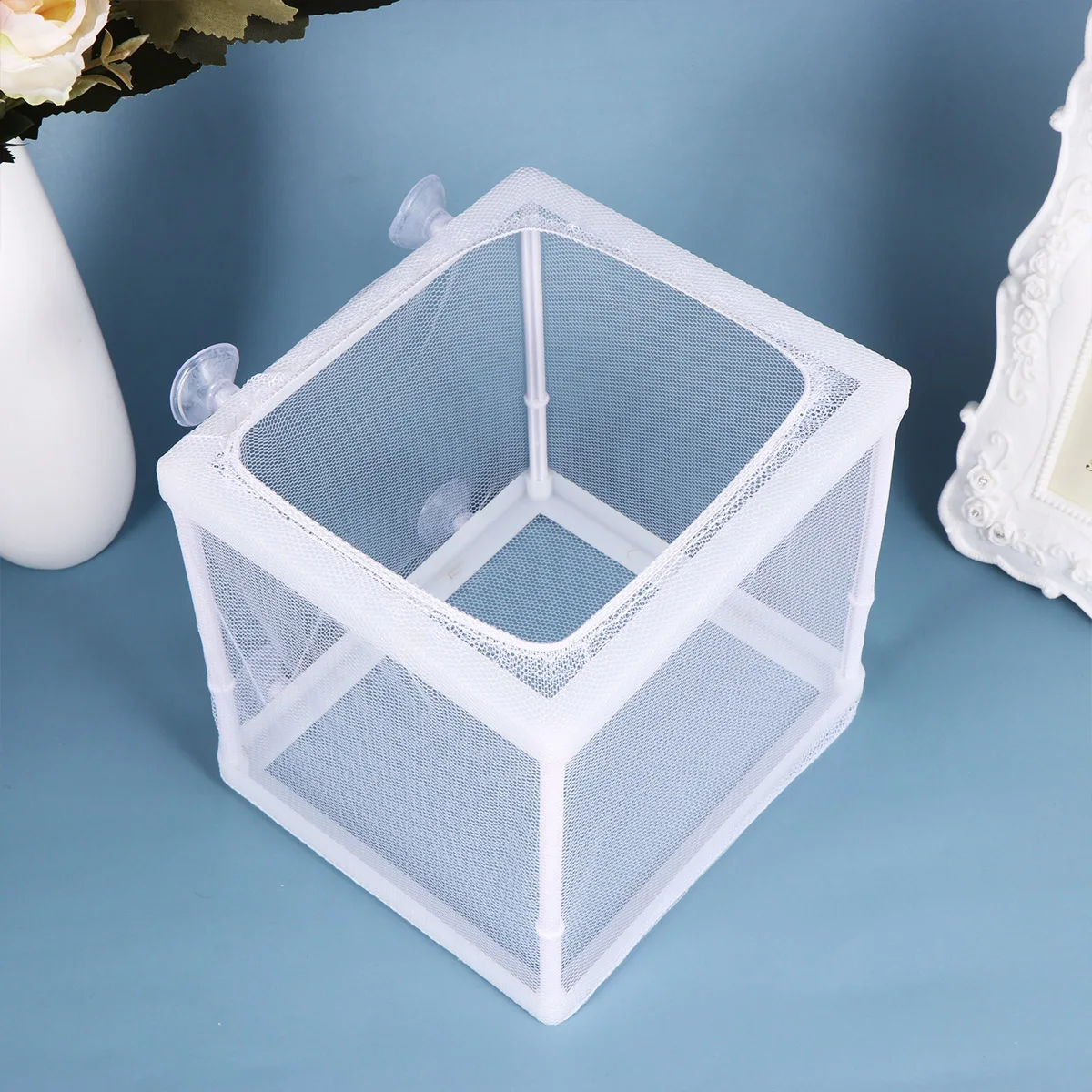 

2 PCS Quarantine Fish Hatching Network Aquarium Tank Terrarium Fry Cage Hatchery