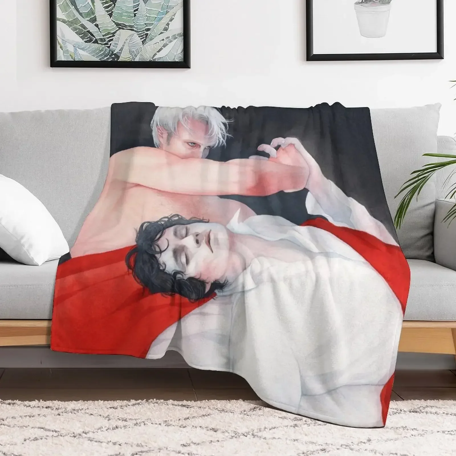 

Hannibal AU / Hannigram Throw Blanket Stuffeds Softest Tourist Sofa Blankets