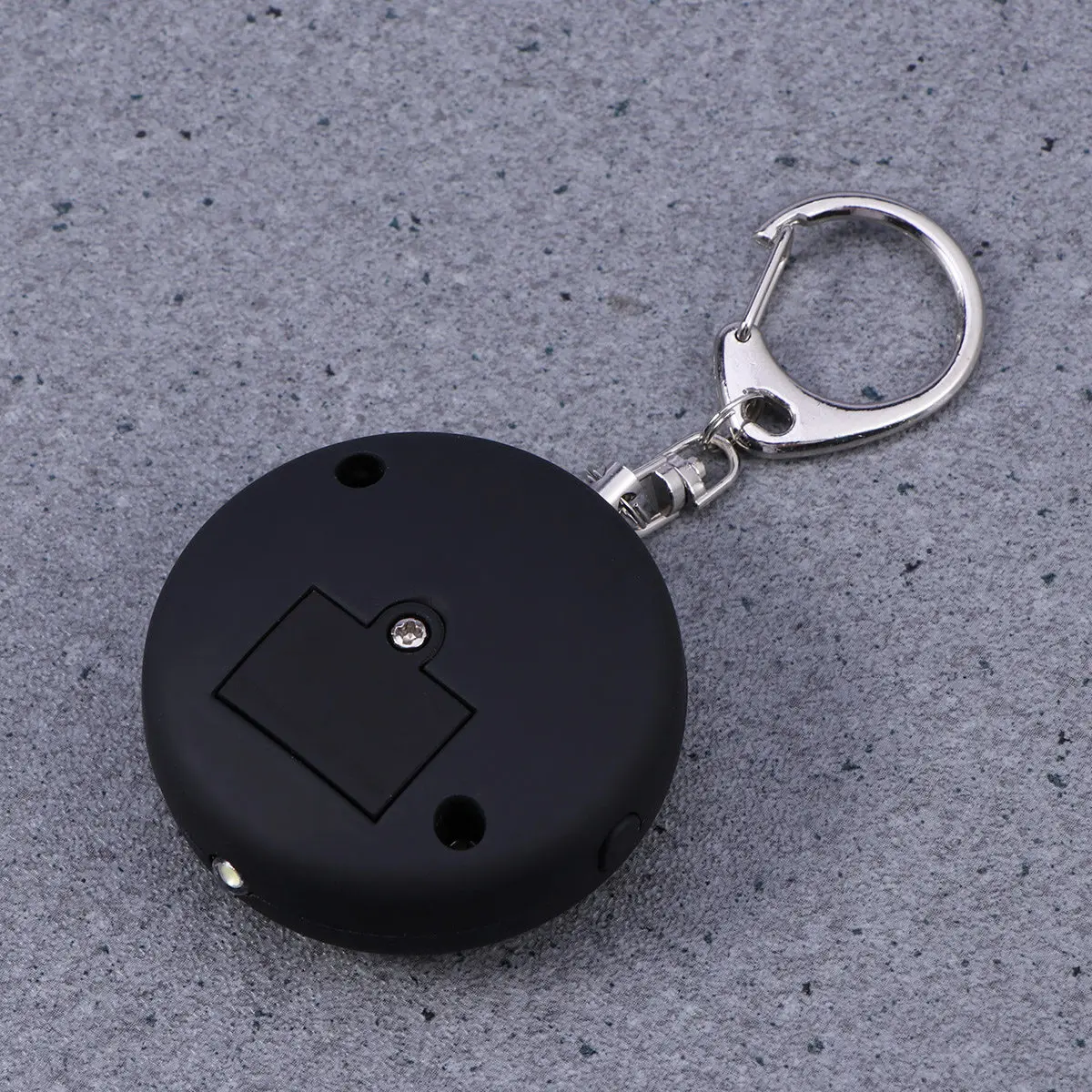 

Emergency Alarm Round Electronic Personal Safety Loud 125Db Keychain Mini Panic Security Anti-Attack Sensor Black Personal