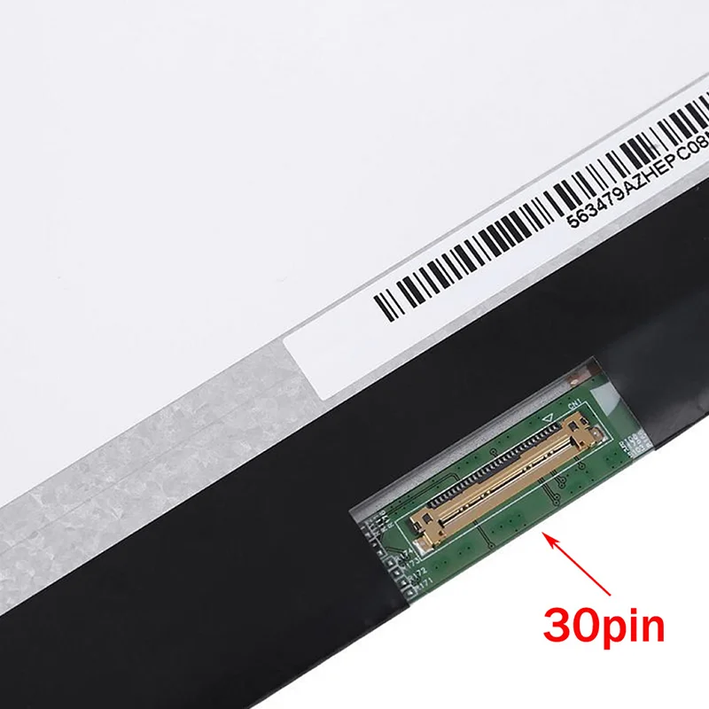 Imagem -05 - Fino Laptop Tela Lcd Nv156fhm-n46 Ltn156hl07401 Lp156wf6-spk1 Lp156wf6-spj1 Lp156wf6-spk3 Ips 1920*1080 Display Lcd Edp 30pin 15.6