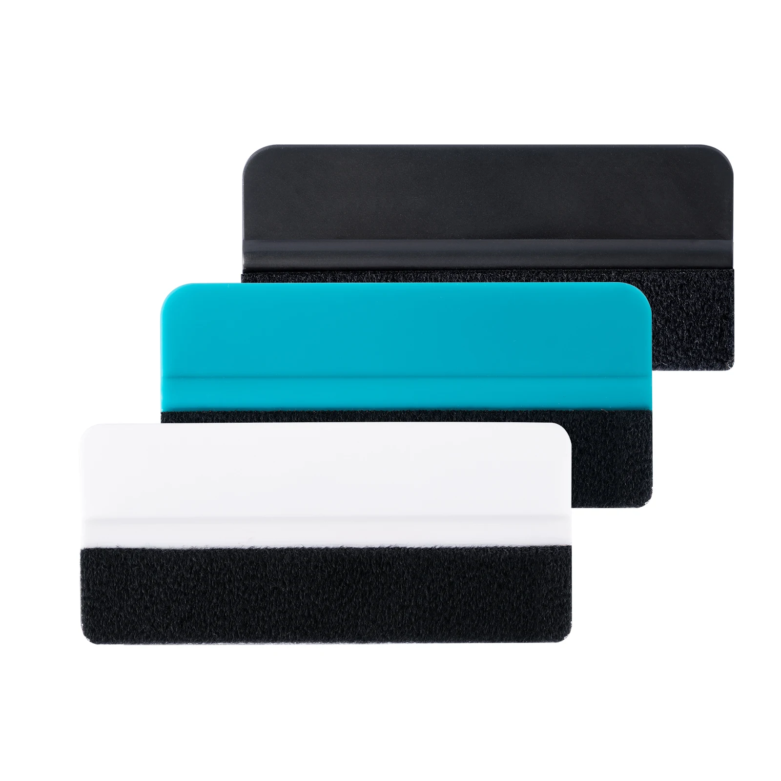 

Reusable Car Vinyl Squeegee Scraper Wrapping Tool with Plastic Felt Edge for Easier Application of Car Stickers Car Wrap Vinyl