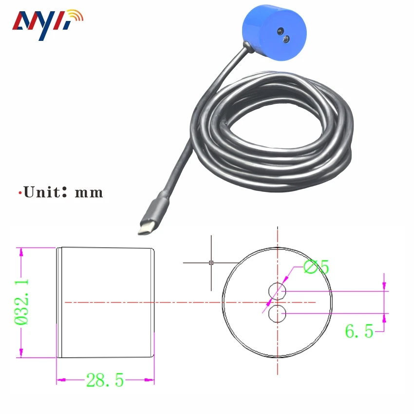 FT232 USB-C واجهة 940nm مسبار بصري للاتصالات مقياس الغاز لتدفق المياه الكهربائية #3
