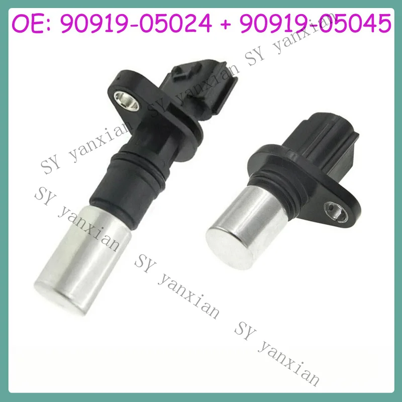 SY+ 2Pcs Cam/Crankshaft Position Sensor For 2000-2016 Toyota Prius Yaris Scion xA xB