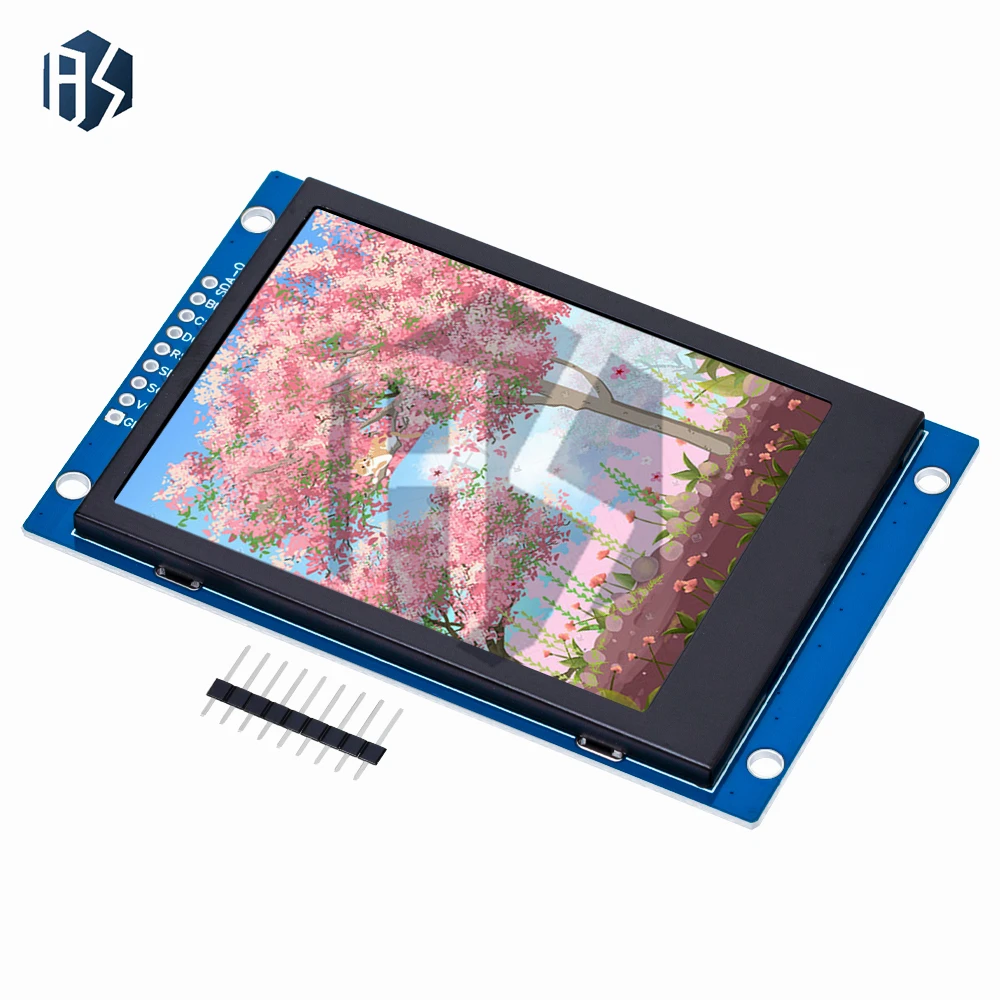 شاشة IPS TFT مقاس 2.8 بوصة (240 × 320) - محرك ST7789V مع واجهة متوازية SPI/8/16 بت لـ Arduino وRaspberry Pi
