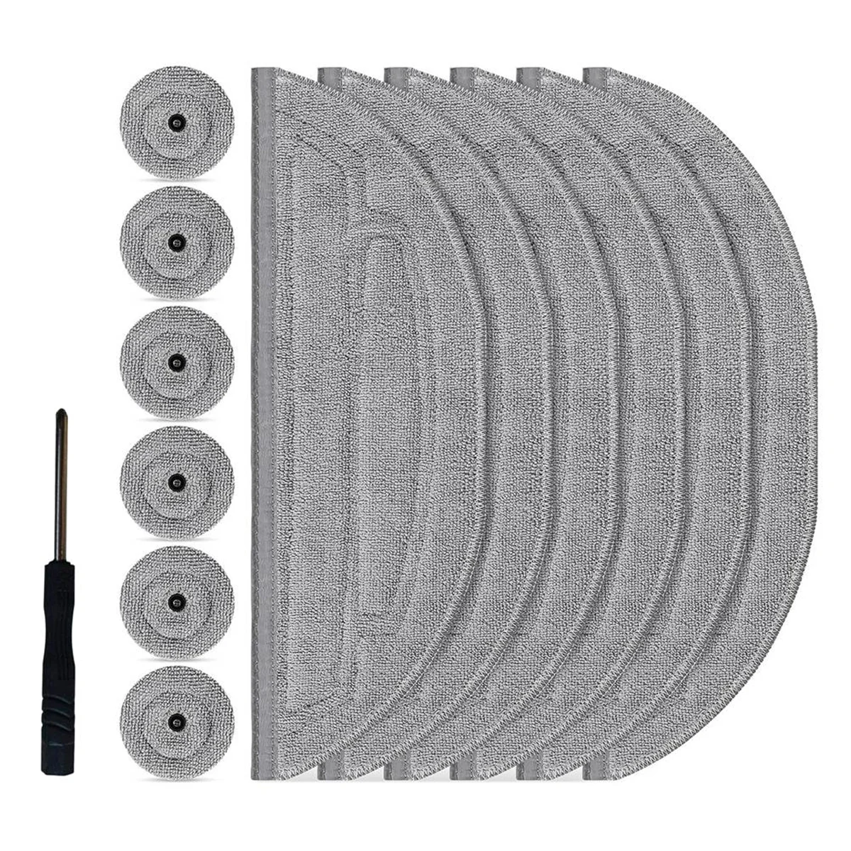 

HOT Mop Pads for Roborock S8 MaxV Ultra / S8 Max Ultra Robot Vacuum Cleaner Mop Cloth Refills