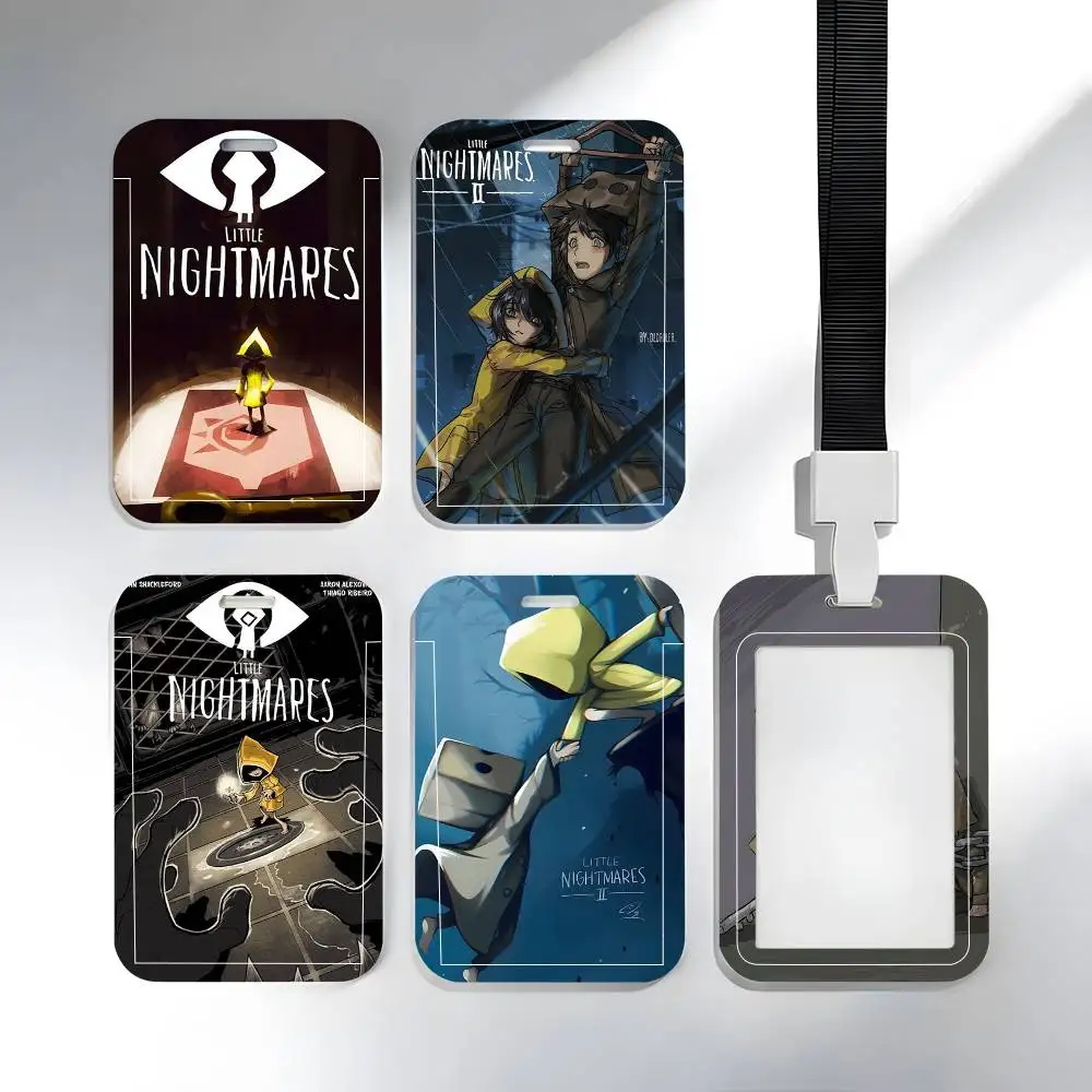 

1 шт. Защитный чехол для ID-карт Game L-Little Nightmares Anime, для школьных, проездных и обеденных карт, с функцией легкого извлечения