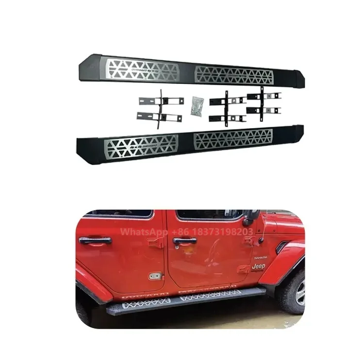 

Heavy-Duty Side Pedals for 21-25 Bronco: Anti-Slip Running Boards & Side Step Bars, Exterior Foot Pedals