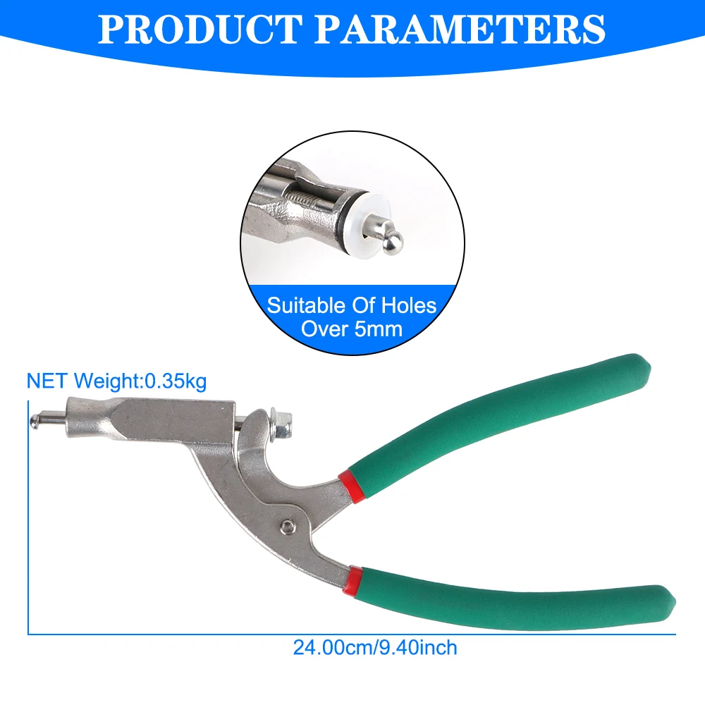 Kit di riparazione ammaccature senza vernice per parafango pinze per rifinire i bordi dell'auto strumenti per la riparazione della carrozzeria strumento per la riparazione dei bordi strumento per pinza a foro piatto Clip per auto