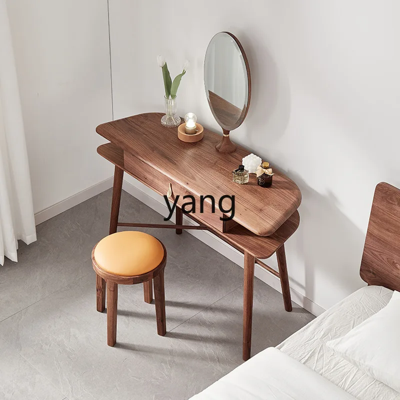 LMMSolid Wood Dresser Nordic Style Dresser Bedroom Modern Makeup Table