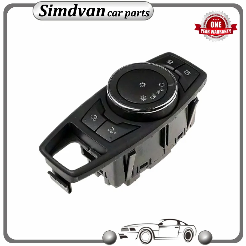 High Quality E1GT-13D061-ECW E1GT13D061ECW for Ford Headlight Fog Light Control Switch Car Light Switch