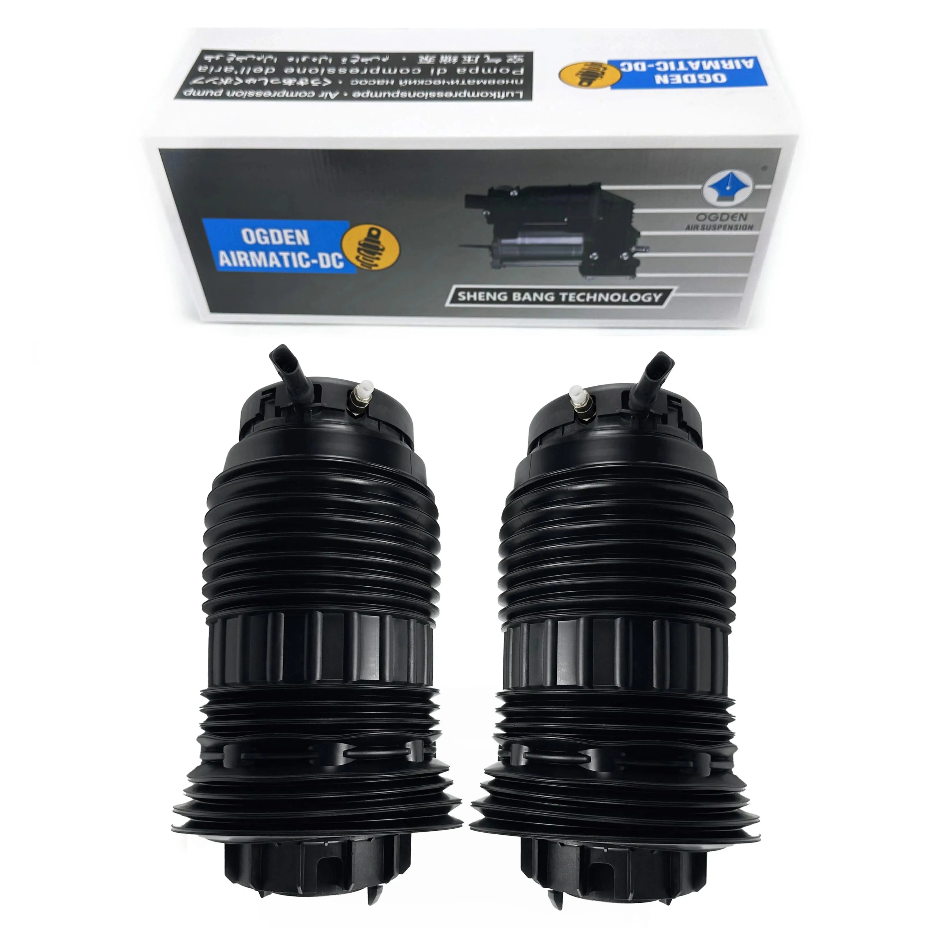 OGDEN 2X Rear LH+RH Air Spring Air Suspension Bag for Land Rover Range Rover L322 RKB500082 RKB500240 RKB000150 RKB000151