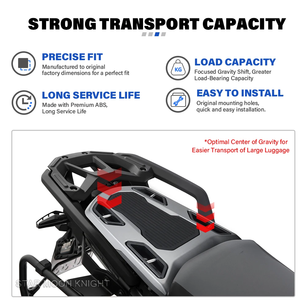 R1300GS ADV Passenger Pillion Rear Seat Cowl Luggage Rack Plate Motorcycle Accessories For BMW R1300 GS Adventure 2024 2025 2026