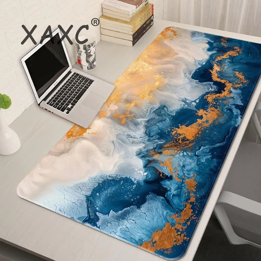 

XXL Strata Liquid Mouse Pad Office PC Sea Beach Gamer Cabinet Desk Mat Laptop Gaming Accessories Keyboard Rug 900x400 Mousepad