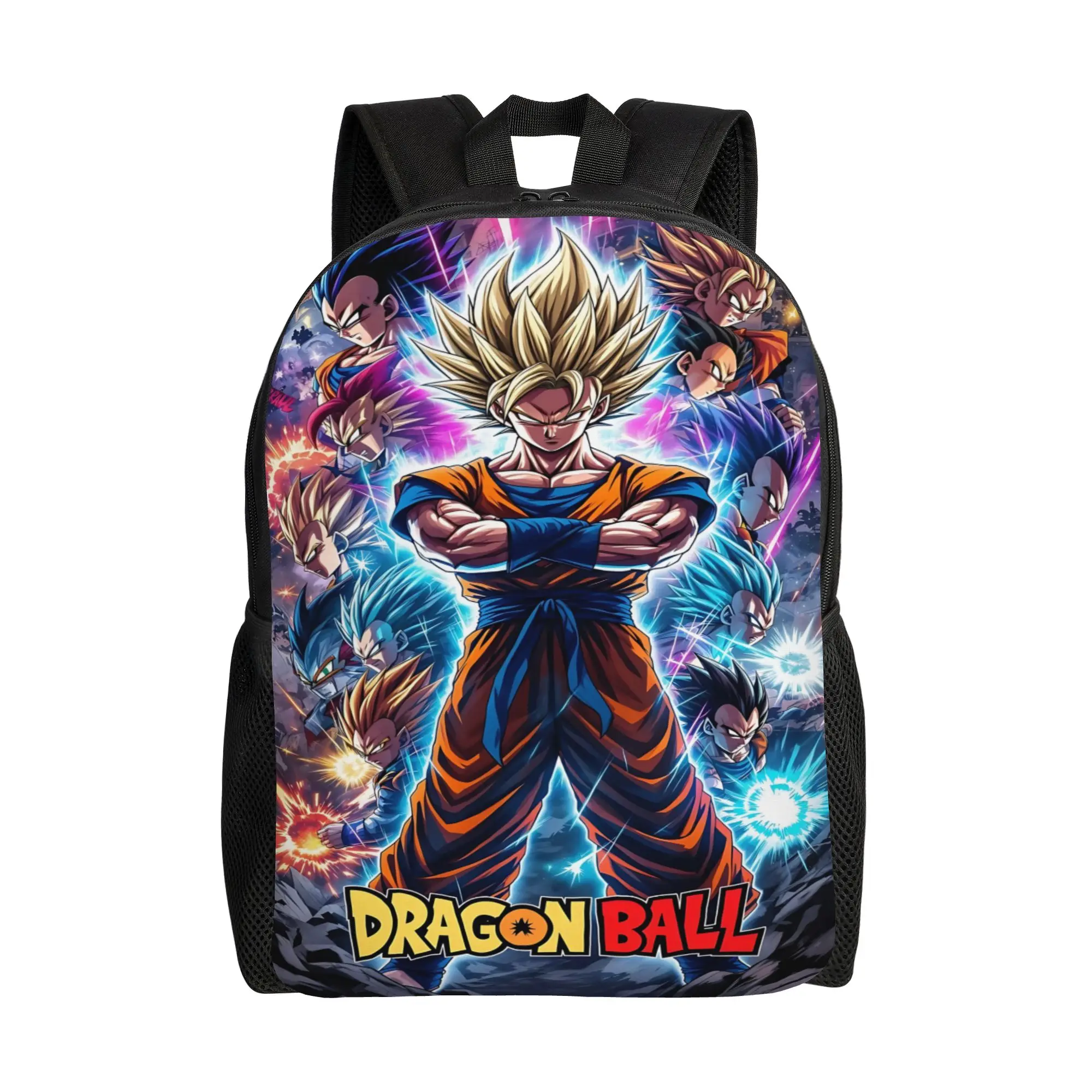 Mochilas Bandai Dragon Ball Z Goku Daypack mochila Camping Mochila de grande capacidade