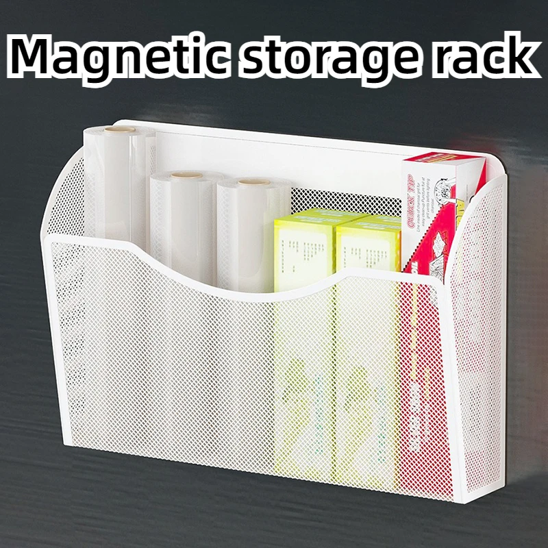 

Magnetic Fridge Organizers Metal Storage Holders Kitchenware Wall Storage Racks Bathroom Kitchen Accessories Home Furniture