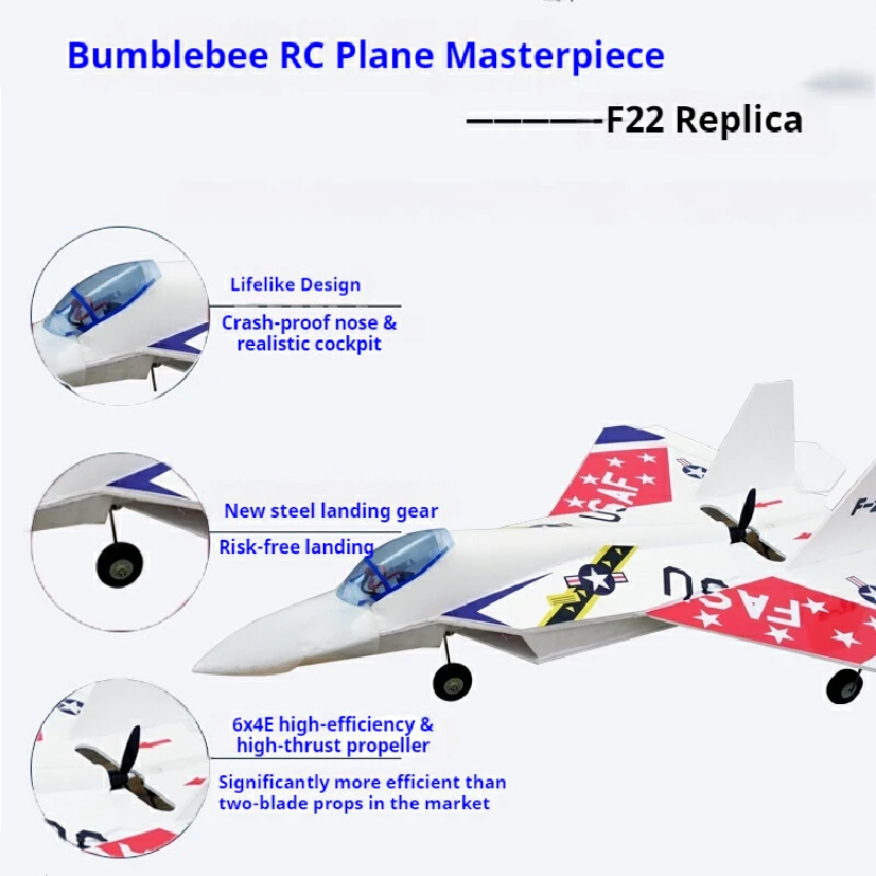Avión modelo de ala fija RC con control remoto, Su-7, caza súper grande, juguete ensamblado DIY para aficionados y coleccionistas
