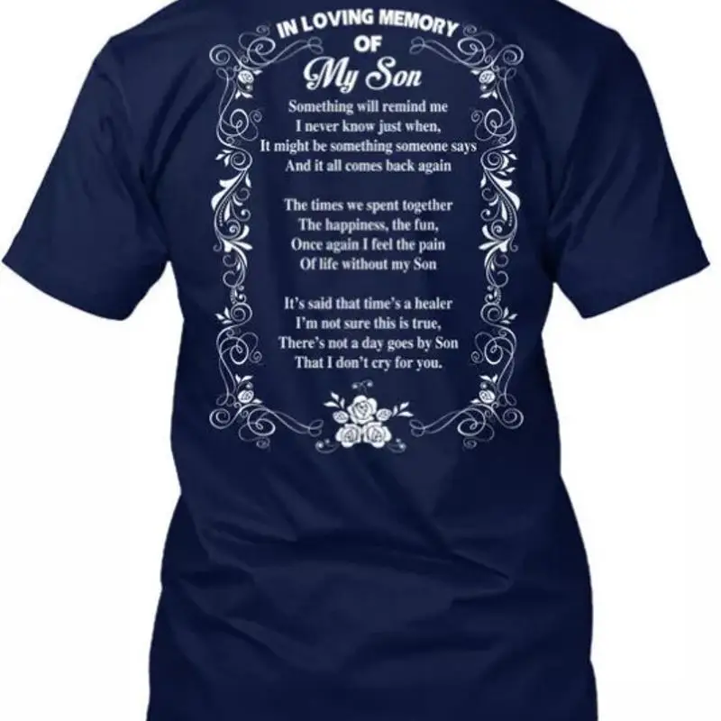 In Loving Memory Of My Son T Shirt S to 5XL Fast Shipping