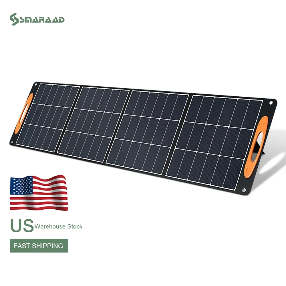 Foldable solar panel 200W Waterproof portable Solar Panel For Camping Outdoor Sunpower Solar Panel