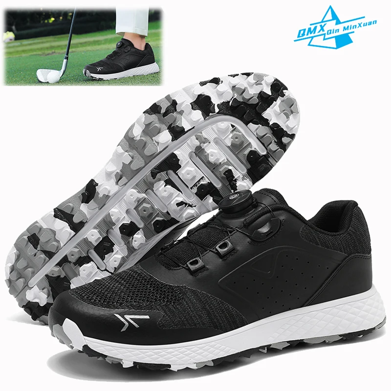 

Large-Size 48# Golf Shoes for Men's New Breathable Mesh Couple Casual Outdoor Women Walking Golfers Training Sneakers