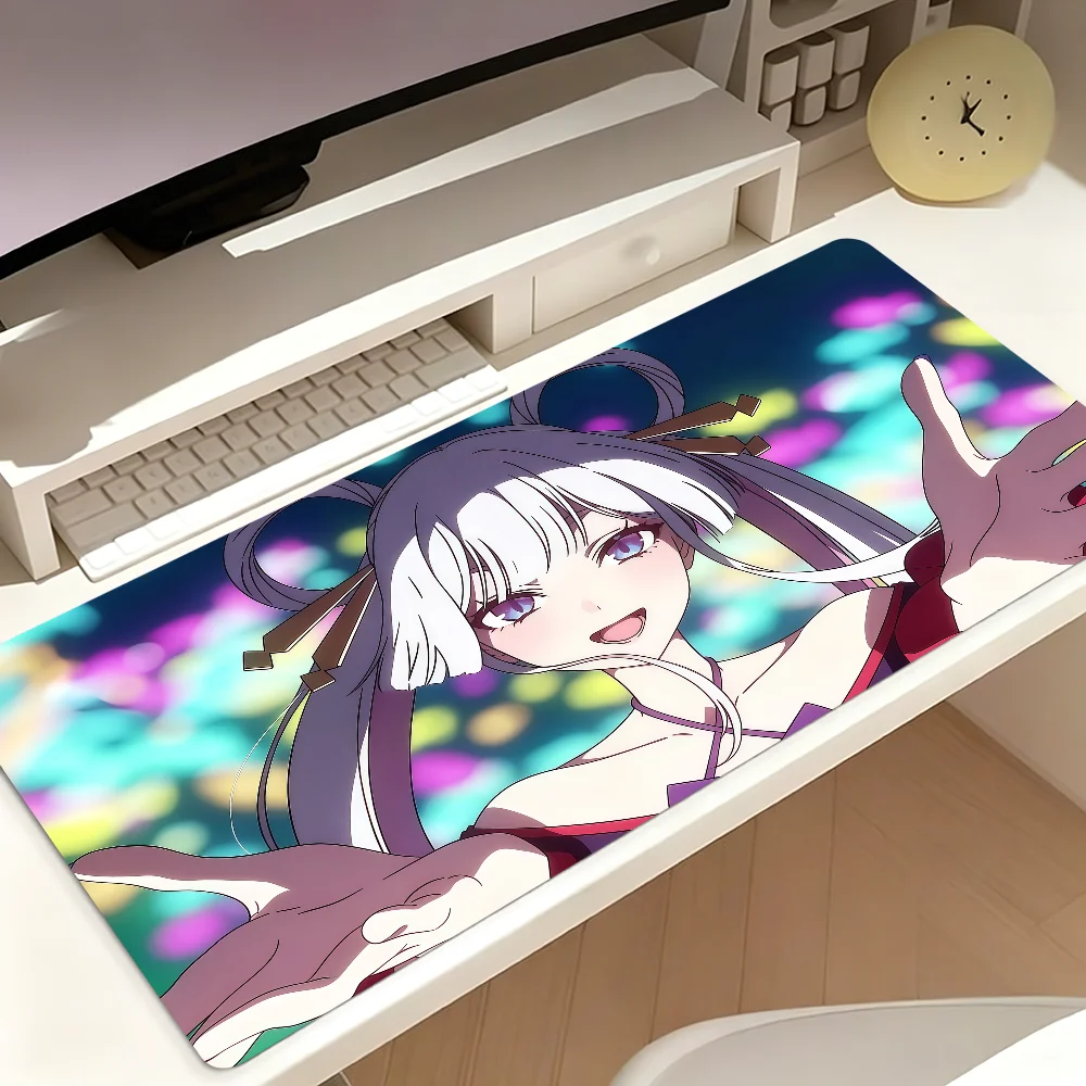 Anime C-Cosmic Princess Kaguya! Mouse Pad Large Non-slip Lockedge Desktop Computer Desk Mat Keyboard Office Gamer Student