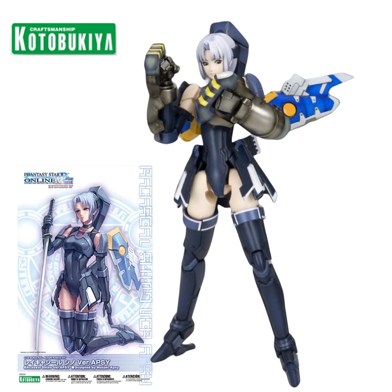 Kotobukiya 1/12 Scale Kit PHANTASY STAR ONLINE RAcaseal Shino Ver APSY Anime Figure Phantasy Star Online Collectible Gift