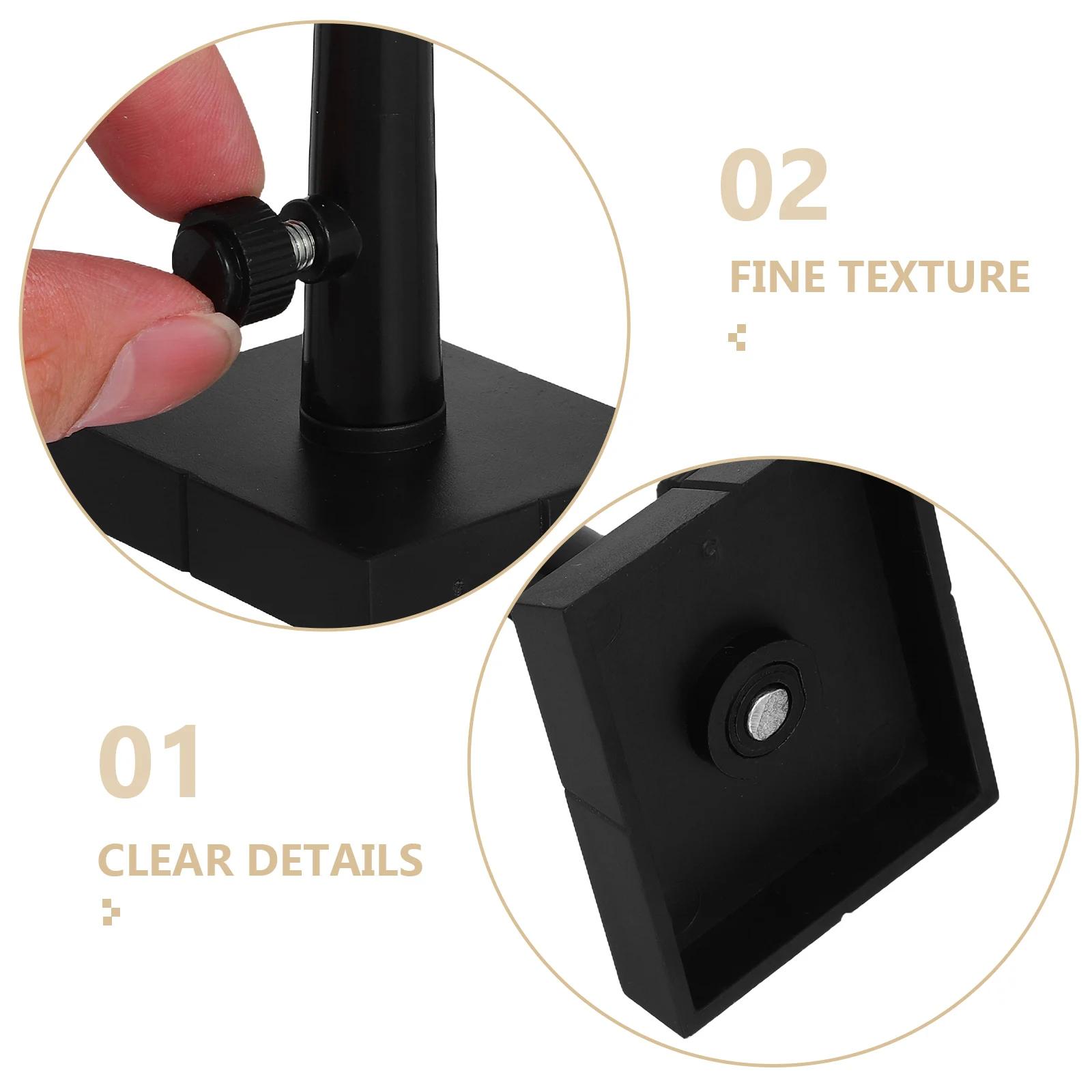 Optical Experiment Lens Classroom Science Glass for Education Concave with Rack Physics Equipment