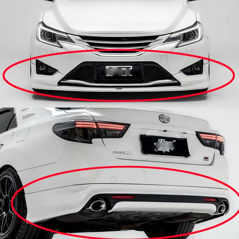 

Suitable for Ruizhi MARKX13-14 Ruizhi modified front and rear bumpers, rear spoiler diffuser, grille