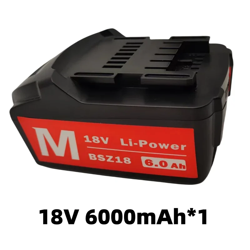 Imagem -06 - Bateria para Ferramenta Elétrica sem Fio Metabo Drivers de Broca Martelos Chave Bateria Makita 18v 9000mah Bsz18 625591000