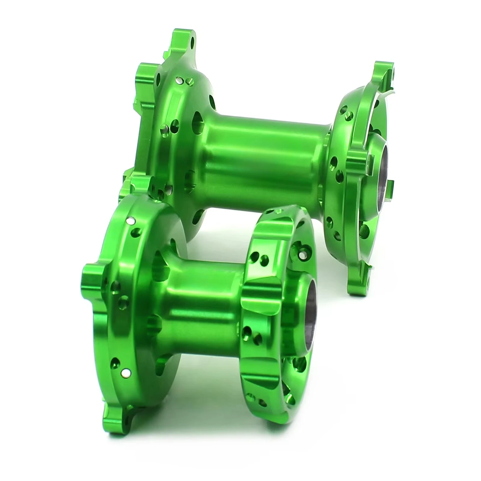 Motorcycle Aluminium Alloy Aluminum Supermoto Hub Compatible for KAWASAKI KX250F KX450F 2006-2023 Green