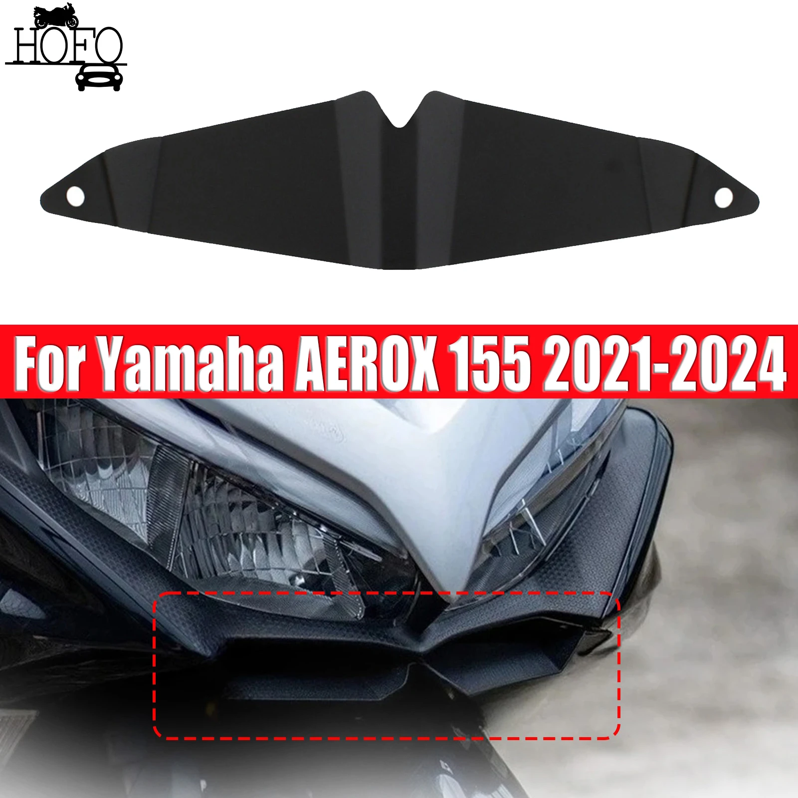 For Yamaha AEROX 155 2021-2024 Motorcycle Lower Lip Wing Decorative Cover