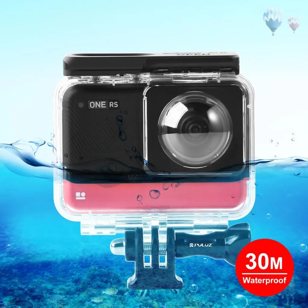 PULUZ 30m Diving Case Protective Shell Cover For Insta360 One RS 360 Edition Waterproof Housing Cover For Insta360 One RS 360