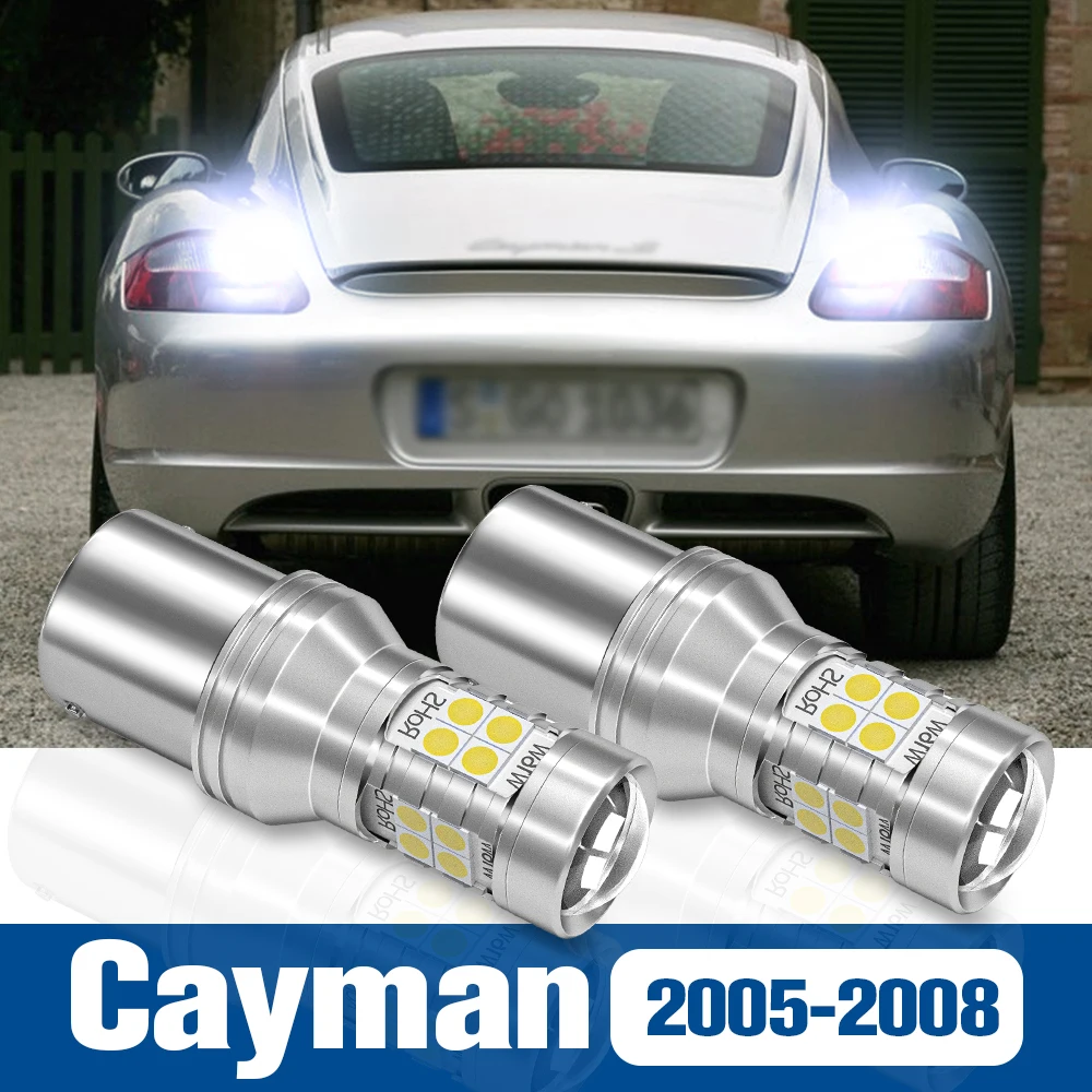 

2pcs LED Reverse Light Back up Lamp Accessories Canbus For Porsche Cayman 2005 2006 2007 2008