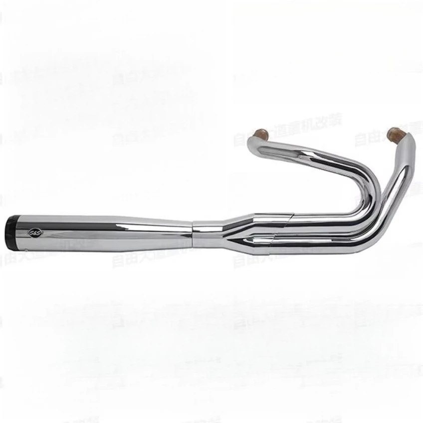 New in Stock S&S Full Two-in-one Exhaust Pipe Racing Version Fit 2018 Later Fat Boy Low Rider Slim Street bob Heritage Exhaust