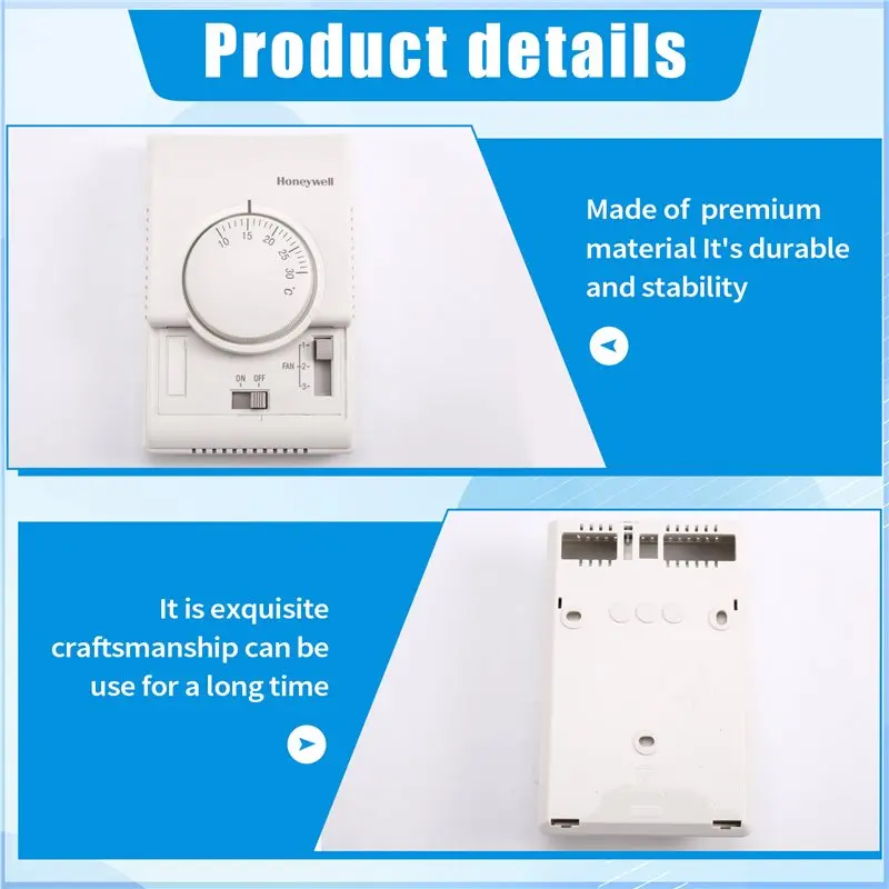 A37T-T6373A1108 Honeywell Type Central Air Conditioning Thermostat Single Cold Wall Mounted Temperature Control Panel