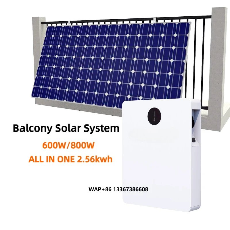 China Factory Customization Balcony Solar System 600W 800W Small on Grid Solar Energy System for Balcony