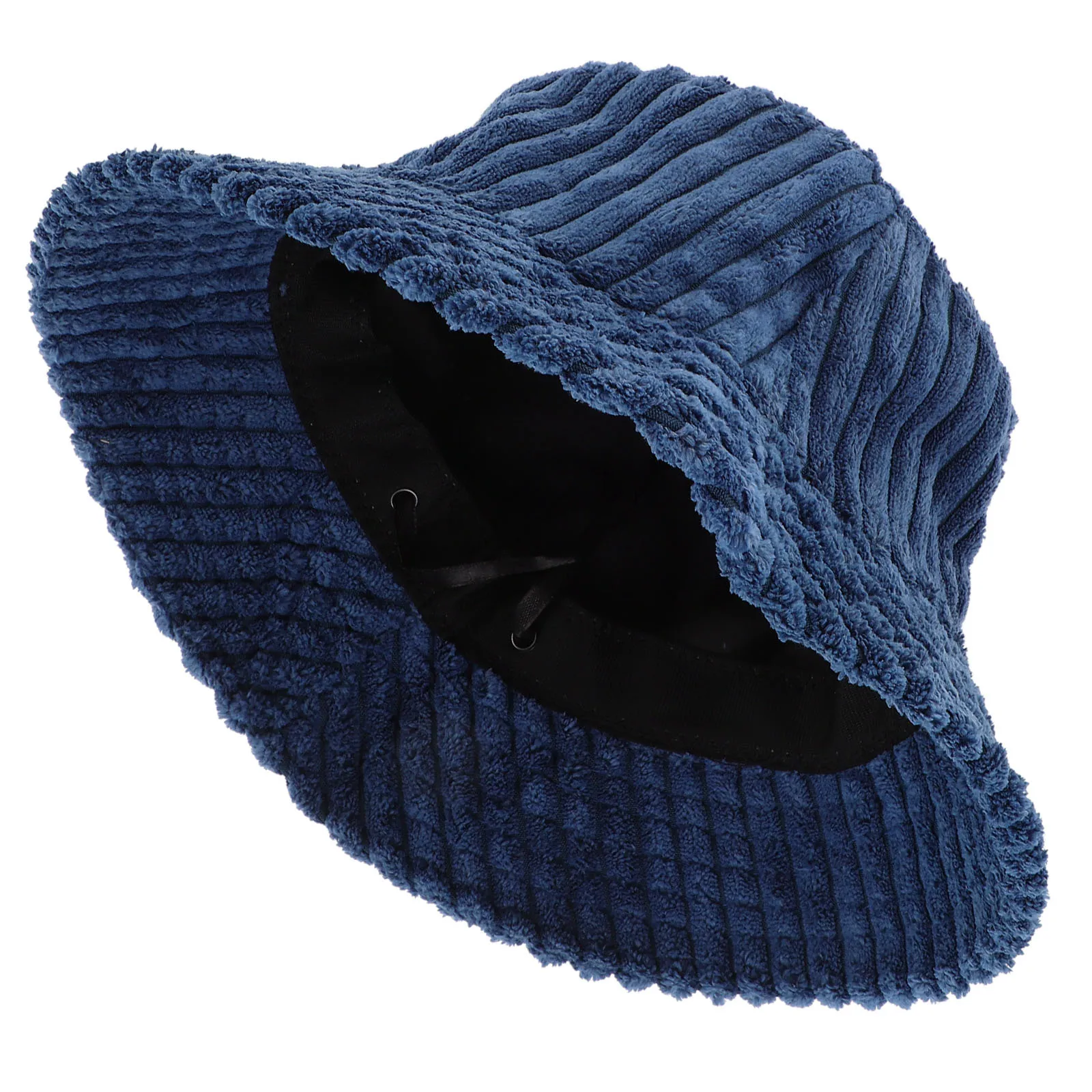 

Soft Corduroy Fisherman Hat Warm Bucket Cap for Women Stylish All-Match Headwear for Vacation Fishing Photography Street Walking
