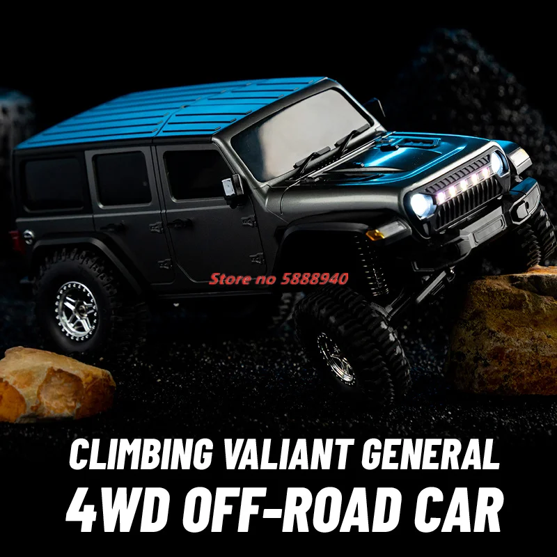 High Speed 2.4G 1:18 RC Car Full Scale Climbing Off Road Car Model Car Front Rear Shock Lights Remote Control Car Vehical Toy