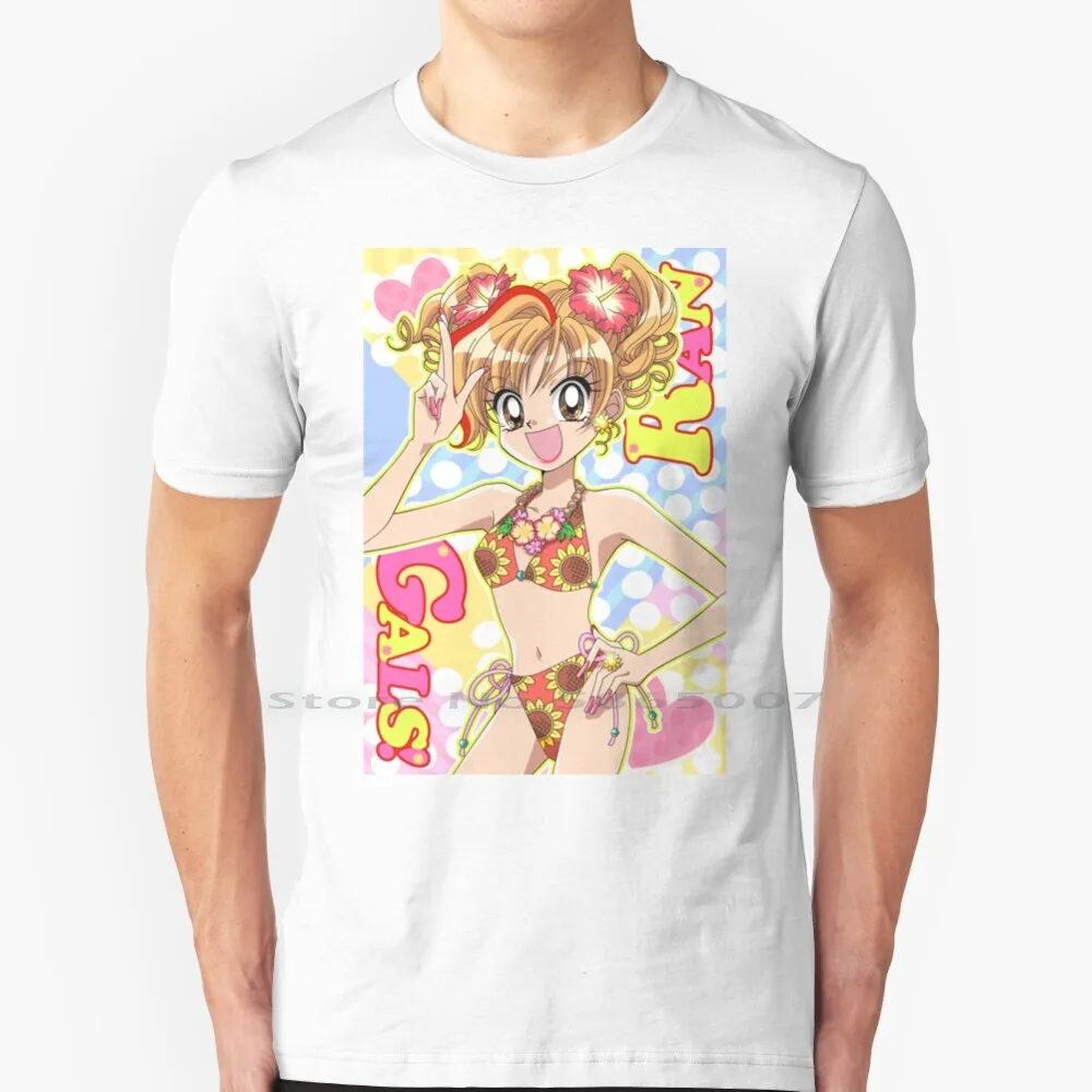 Tenka No Gyaru T Shirt 100% Cotton Super Gals Anime Manga Shoujo Cartoon Bikini Girls Big Size 6xl Tee Gift Fashion