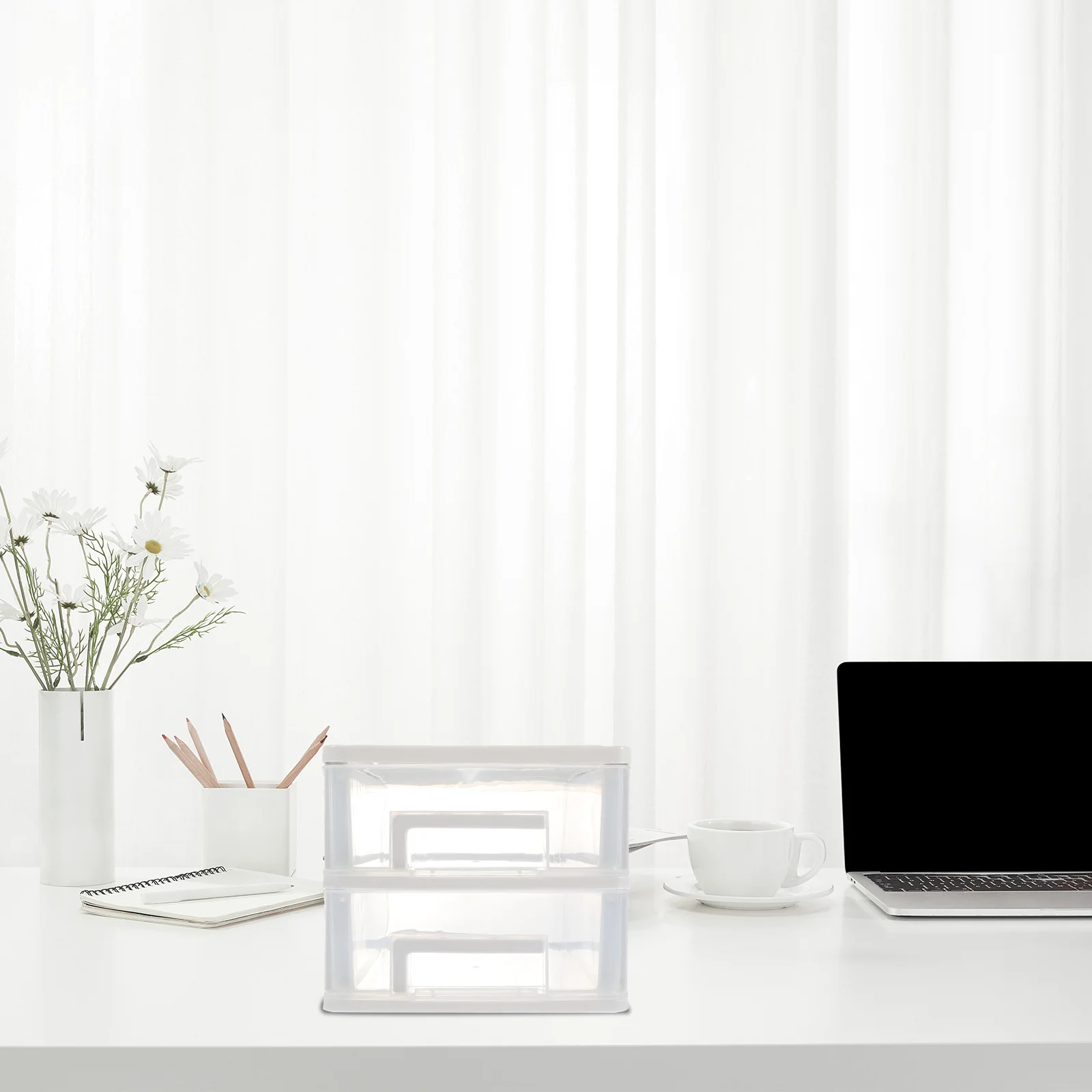 

1Pcs Transparent Organizer Storage Box Drawer Type Desktop Storage Container Large Capacity Cosmetics Case
